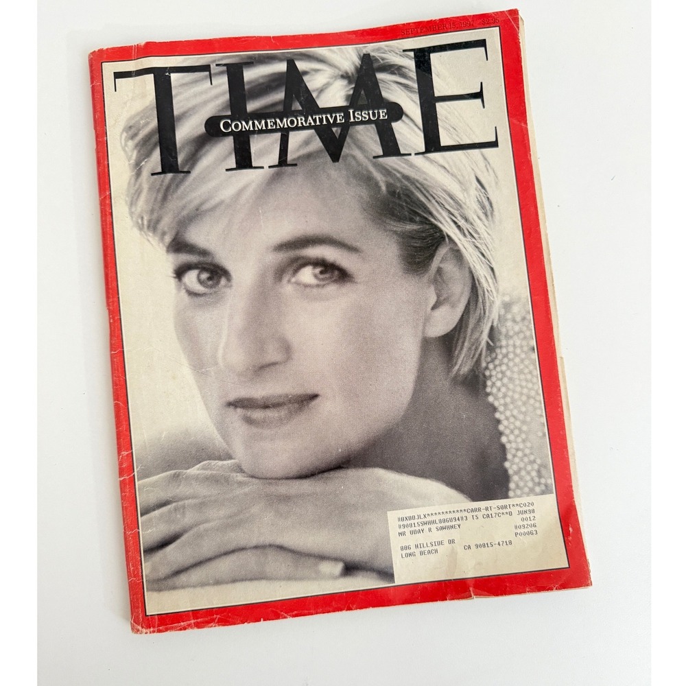 TIME Magazine Princess Diana Commemorative Issue Sept 15 1997 Tribute Vintage